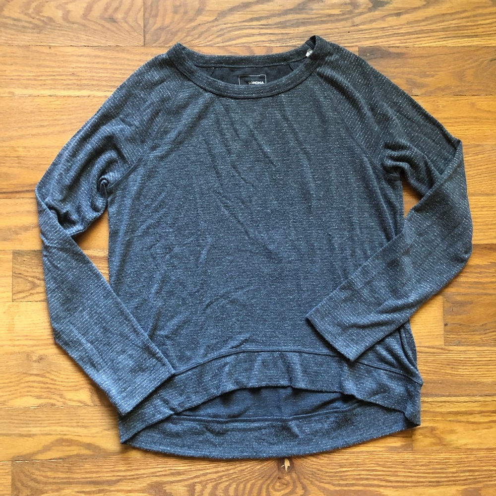 🩵Charcoal & Silver Soft Shirt